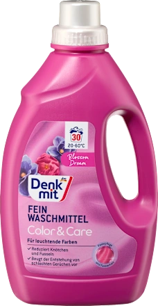 Denkmit Feinwaschmittel flüssig Color & Care Blossom Dream Жидкий стиральный порошок Киев