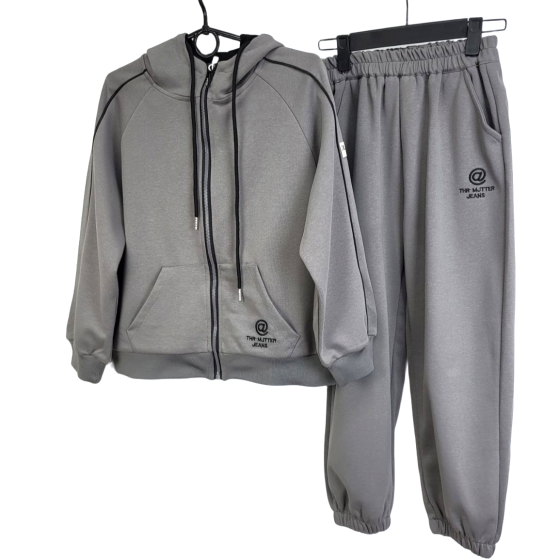 Спортивный костюм для мальчика подростка на молнии в сером цвете на 9,10,11,12 лет Николаев
