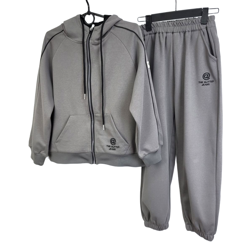 Спортивный костюм для мальчика подростка на молнии в сером цвете на 9,10,11,12 лет Николаев - изображение 5