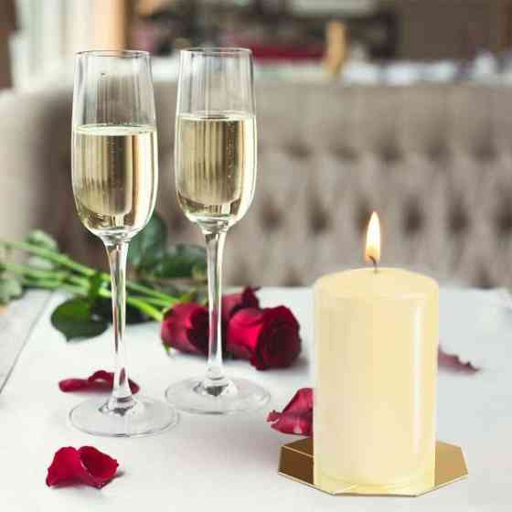 Свічка парафінова циліндрична Bispol AURA Candles Молоча (sw60/120-011) Луцк