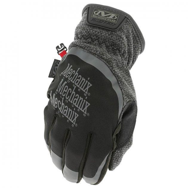 Зимові тактичні рукавиці утеплені Coldwork Fastfit Mechanix (Black-Grey) XL Вінниця - фото 1