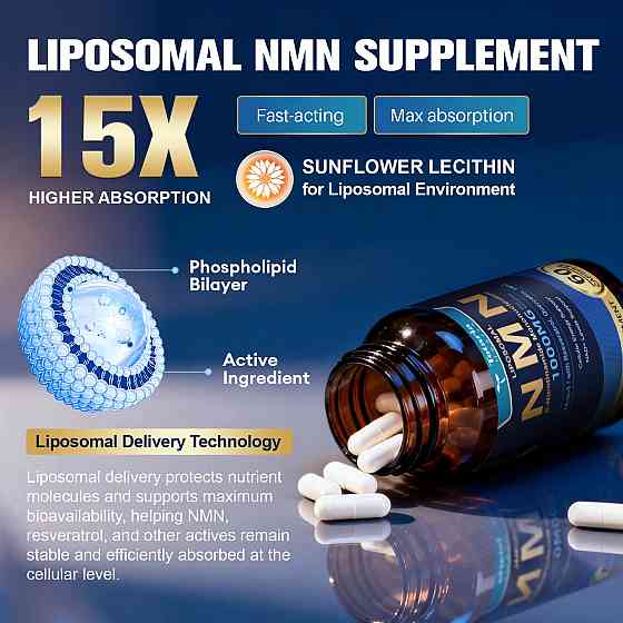 NMN 1000mg 60caps 30serv Луцк
