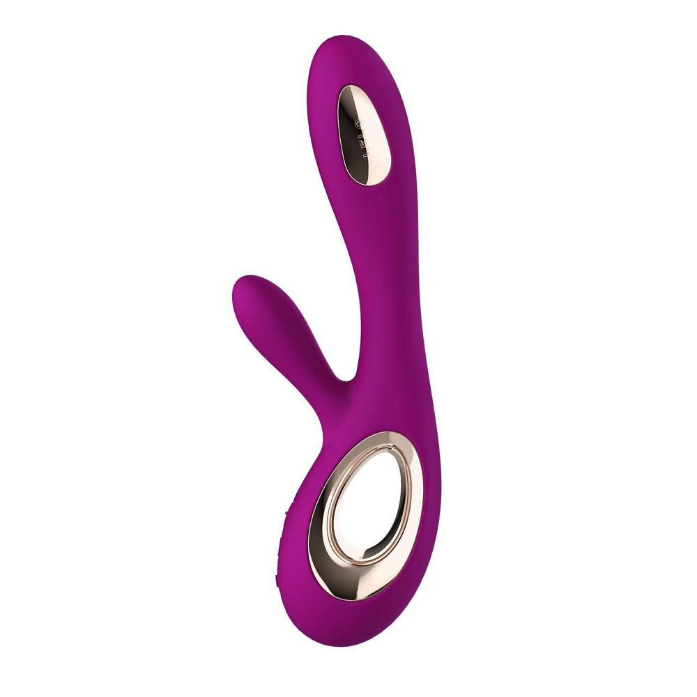 Вібратор-кролик LELO Soraya Wave Deep Rose, манливі рухи стовбура Sex Aura Київ - фото 3