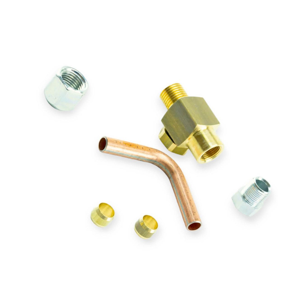 Набір для виносу клапана газу з редуктора (пропан-бутан), вхід d8 (термопластик) монтажний Мукачево - фото 1