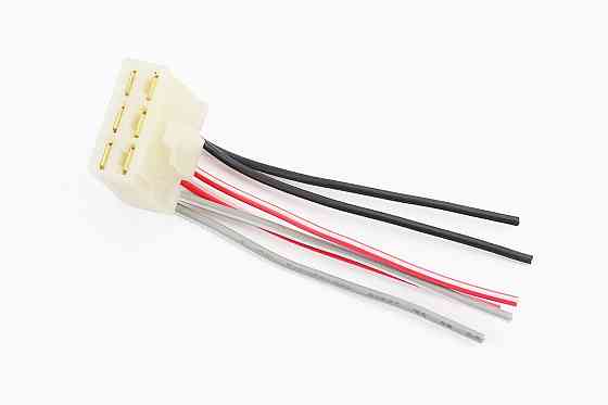 Роз'єм 6 контактів "мама" + 6 проводів Київ