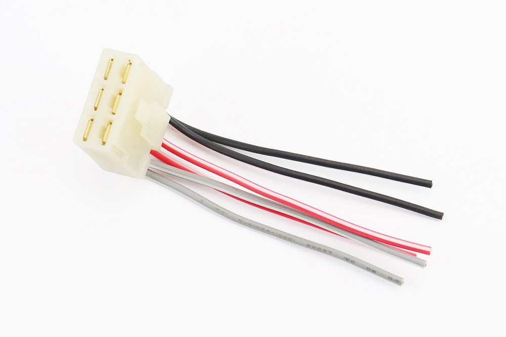 Роз'єм 6 контактів "мама" + 6 проводів Київ - фото 1