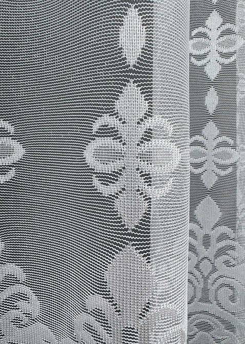 Тюль VR-Textil 1228т Жакард Білий 300х270 см (42-0430) Київ - фото 5