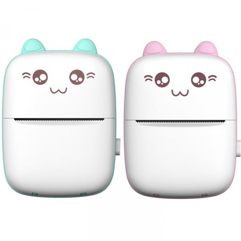 Дитячий портативний термопринтер Mini Printer (Блакитний) Вінниця - фото 8