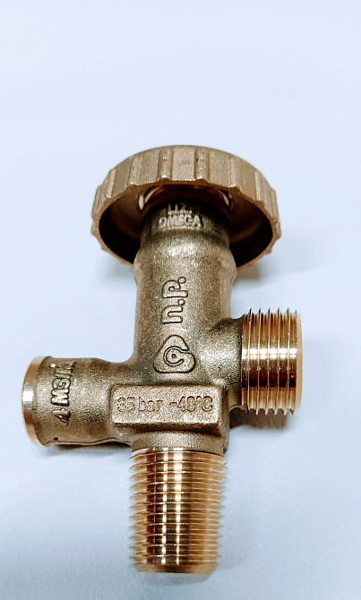 Вентиль пропановый баллонный  19.2 с клапаном CAVAGNА ( Италия ) Киев - изображение 2