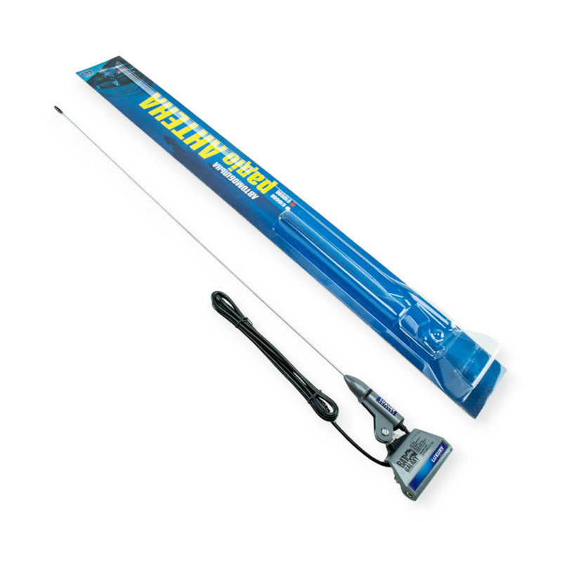 Антенна на водосток 75мм, кабель 2.0м, рег. угла наклона, серая Мукачево - изображение 1