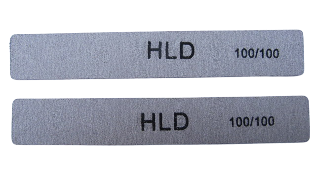 Пилочка минеральная H L D (100*100) прямоугольная широкая серая Киев - изображение 2