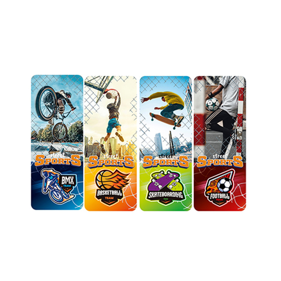 Набор ламинированных закладок для книг АП-0902, 4 шт Вид 5 Винница - изображение 1