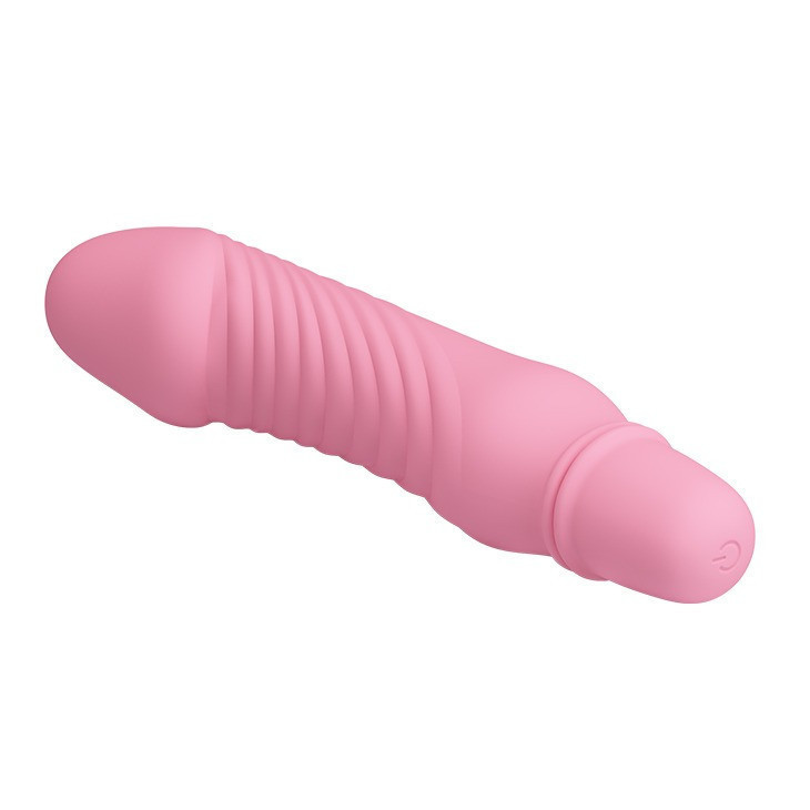 Вібратор реалістичний Pretty Love рожевий, 13.5 х 3 см Sex Aura Київ - фото 5