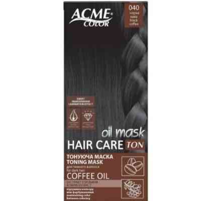 Оттеночный бальзам Acme Color Hair Care Ton Oil Mask 040 - Черный кофе (4823115501899) Винница