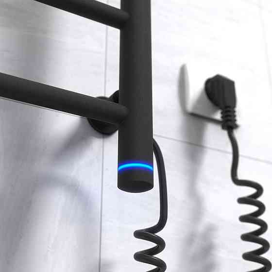 Электрический полотенцесушитель Laris Зебра ПРАЙМ ЧКЧ6 400Х600 Э черный S3 П/П Киев