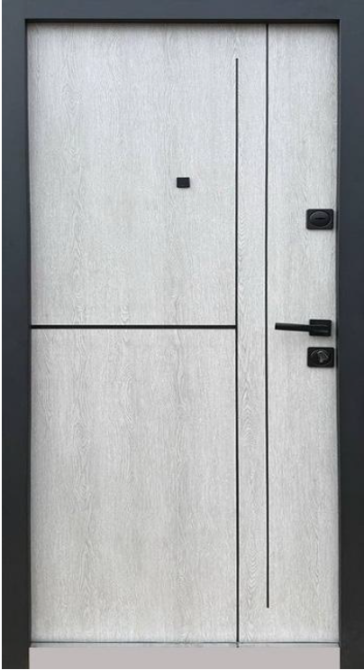 Двери входные Бастион Стайл МАКС Элегант 1 Дримвуд темный / Дримвуд светлый 860х2050 мм Киев - изображение 2