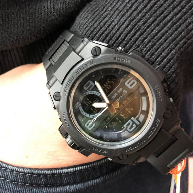 Армійський годинник топ SKMEI 1452BK BLACK, Годинник армійський скмей, Годинники UL-943 кварцові армійські Київ - фото 8