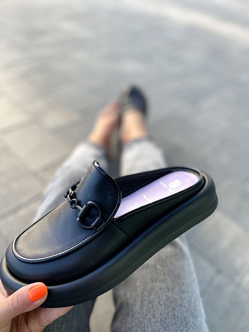 ALEX BELL Шльопанці жіночі ALEX BELL 900K-2-22AP чорні (літо, шкіра натуральна) (5066) 36-40 Коломия - фото 3