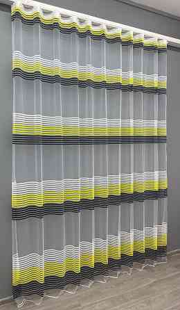 Тюль фатин полосы, коллекция 