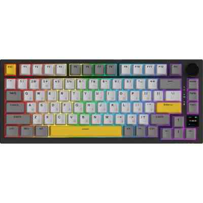 Клавіатура Ajazz AK820 Pro Flying Fish Switch Black RGB USB/Wireless/Bluetooth UA Black (AK820PRO-FF-BGY) Вінниця