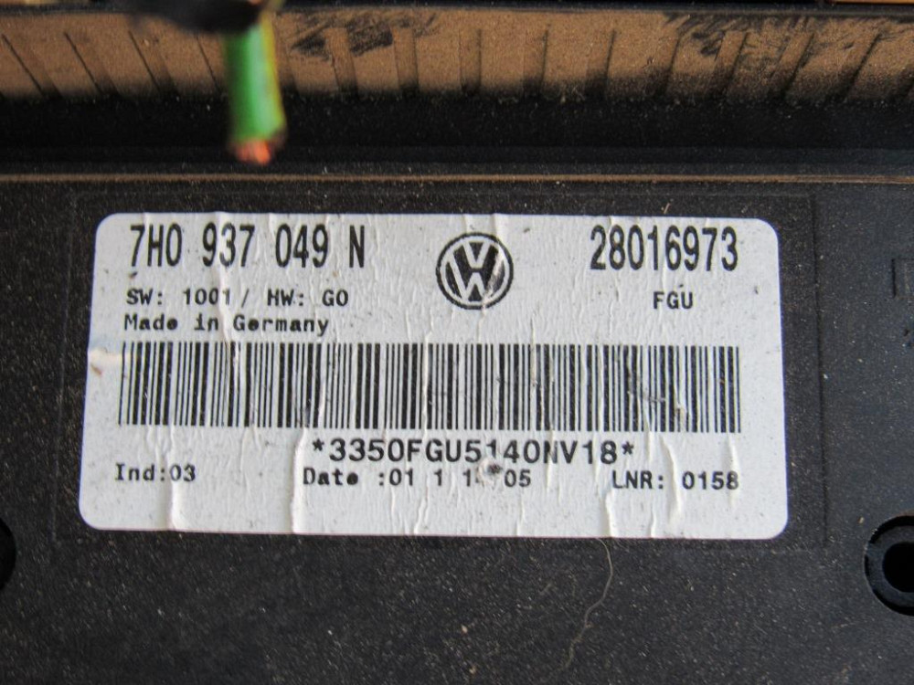 Блок комфорта VW T5 2003-2015 (7H0937049N) Ковель - изображение 2