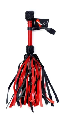 Флоггер модель Flog3-35хвостов RED/Black (Кожа) N Sex Aura Киев