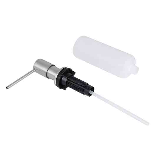 Дозатор для моющего средства Lidz LK118 круглый Brushed Steel (LDLK118BRU46400) Киев