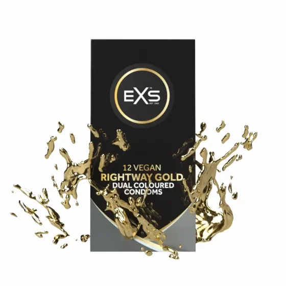 Презервативи - EXS Rightway Gold Condoms, 12 шт. Sex Aura Київ