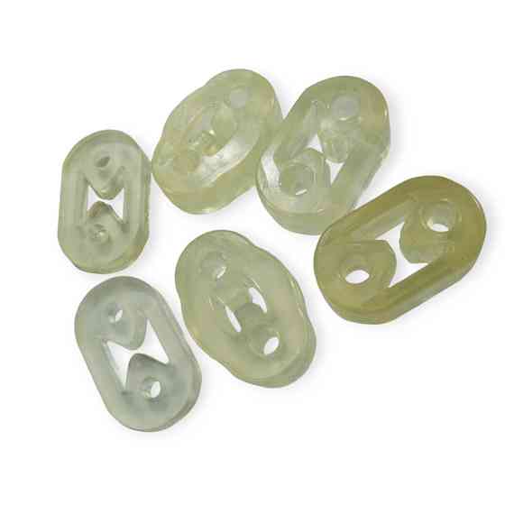 Гумки глушника Ланос (6шт) поліуретан кріплення Мукачево