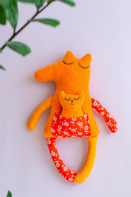 М’яка іграшка сплюшка Лисичка Київ - фото 4