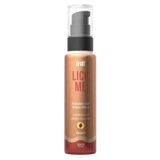 Лубрикант - Intt Lick Me Peach Kissable Gel With Warm Effect, 50 мл Sex Aura Київ