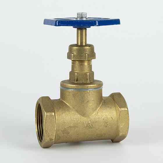 Кран ХВ вентильний прямий латунний 1 1/4″ВР х 1 1/4″ВР ливарний Б1127А VA (000026275) Київ