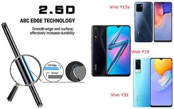 Захисне скло ArmorGlass для Vivo Y15s, vivo Y19, VIVO Y31 – стійке до подряпин та ударів Київ