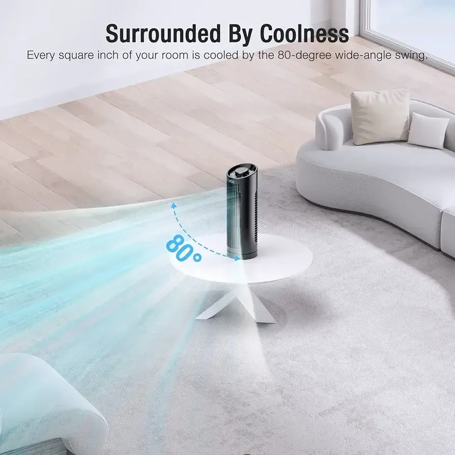 Настільний вентилятор-колона VCK LE-TF004AEU Луцьк - фото 3