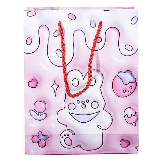 Набір красивих подарункових пакетів з паперу 12 шт Київ