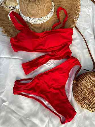 Купальник жіночий суцільний Червоний L Харків