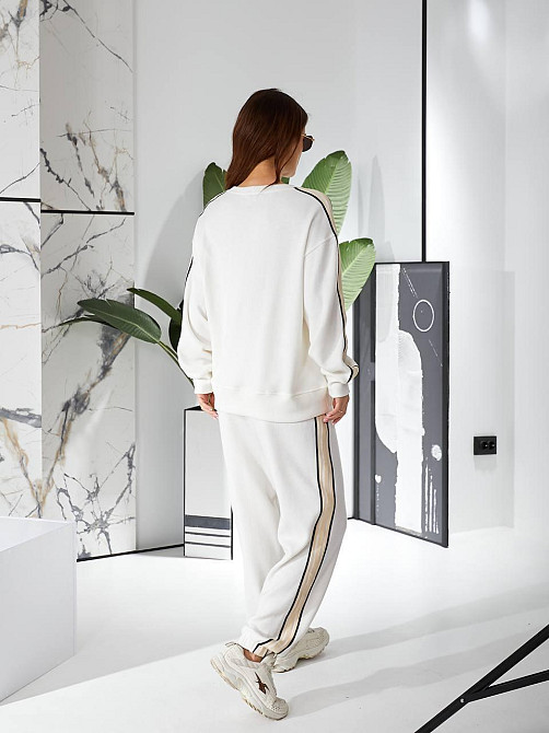 Женский стильный трендовый костюм двойка турецкая двухсторонняя ангора Одесса - изображение 2