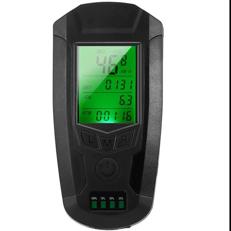 Вело фара с сигналом и велокомпьютером DEN-072 Feel Fit Бровары - изображение 6