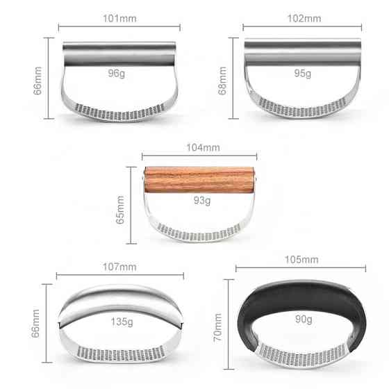 Металевий прес для часнику з зручною ручкою Київ