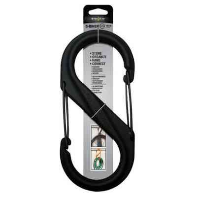 Карабин туристический Nite ize Plastic Carb S Biner Size 10 NI796 Black (4823082709403) Винница