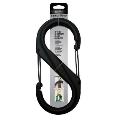 Карабин туристический Nite ize Plastic Carb S Biner Size 10 NI796 Black (4823082709403) Винница - изображение 2