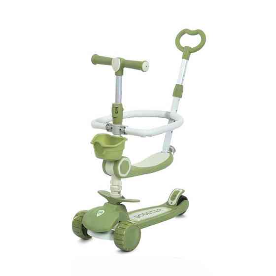 Самокат детский трехколесный 5 в 1 JR3-133-GR, колеса со светом Винница