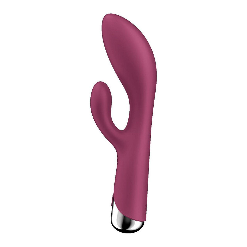 Вібратор-кролик з ротацією Satisfyer Spinning Rabbit 1 Red, 3 мотори Sex Aura Київ - фото 3