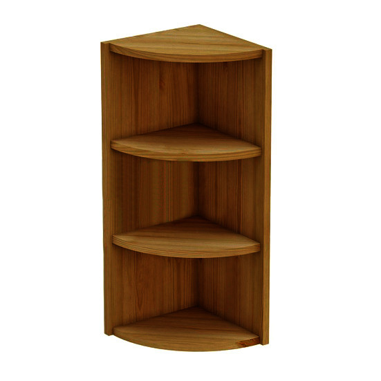 Угловая настенная полка 