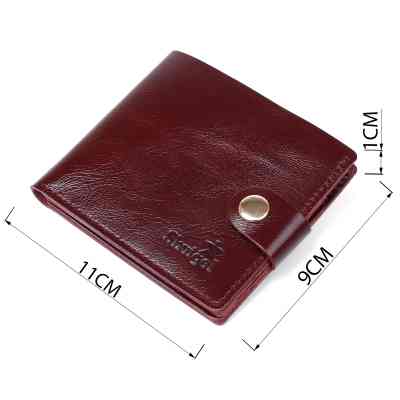 Портмоне Shvigel Кожаное Вишневое (16463) Винница