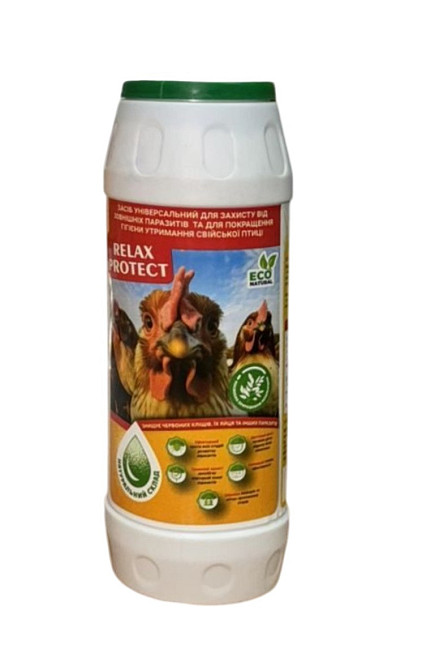 Універсальний засіб Релакс Протект RelaxProtect для захисту від паразитів у сільськогосподарської птиці та курників 600 мл, Круг Вінниця - фото 1
