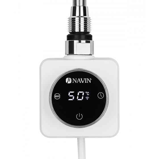 ТЕН для рушникосушки NAVIN Accorto 300W з тижневим програматором WIFI, білий Київ