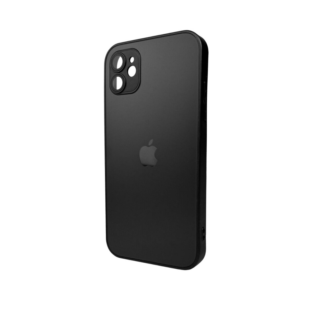 Чохол для смартфона AG Glass Matt Frame Color Logo for Apple iPhone 11 Graphite Black Киев - изображение 1