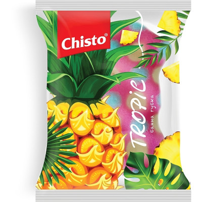 Губка для купання Chisto Tropic (4823098414476) Вінниця - фото 1