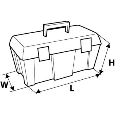 Ящик для інструментів Topex 18 &apos;&apos;, лоток (79R125) Вінниця - фото 2